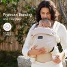 MOCHILA PORTABEBÉS MO-PURE HUG UNICO KAKI