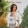 MOCHILA PORTABEBÉS MO-PURE HUG UNICO KAKI