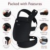 BABY CARRIER MO-PURE HUG UNICO BLACK