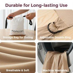 FULAR PORTABEBÉS WRAP MO-HANDS FREE UNICO CAFFE LEGGERO