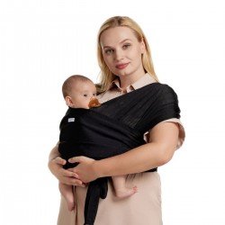 FULAR PORTABEBÉS WRAP MO-AIR MESH UNICO NERO