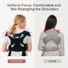 FULAR PORTABEBÉS WRAP MO-AIR MESH UNICO NEGRO