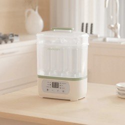 ESTERILIZADOR A VAPOR 8/1 MO-UNI UNICO BCO/VERDE