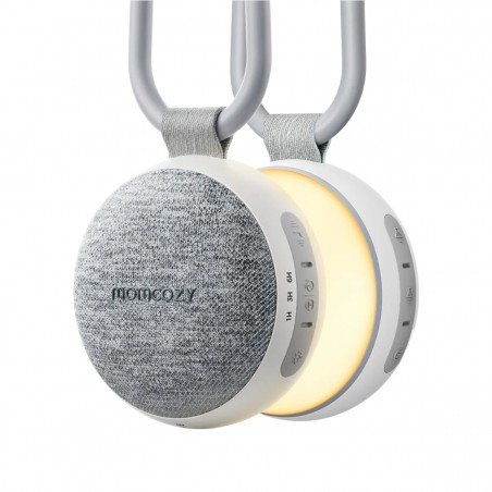 MAQ.SONIDO PORTATIL+LUZ NOCHE WN006 UNICO GRIS