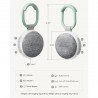 MAQ.SONIDO PORTATIL+LUZ NOCHE WN006 UNICO GRIS